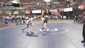 AA - 110 lbs Cons. Round 2 - Rogan Flaherty, Belgrade vs Kuley Queer, Butte