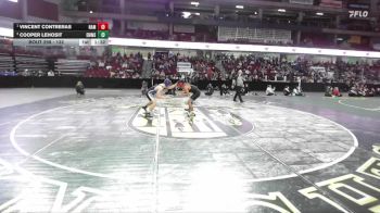 132 lbs 1st Place Match - Vincent Contreras, Nampa vs Cooper Lehosit, Emmett