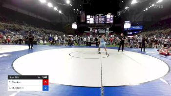 132 lbs Cons 64 #2 - Daniel Blanke, Illinois vs Christian St. Clair, Ohio