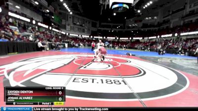 138 lbs Cons. Round 5 - Zayden Denton, Centennial vs Josiah Alvarez, Nampa