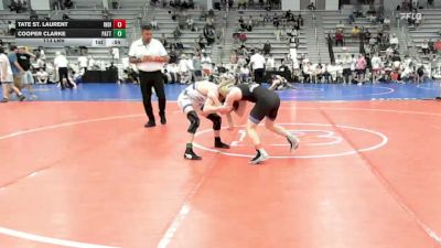 113 lbs Round Of 32 - Tate St. Laurent, Indiana Outlaws Black - HSB vs Cooper Clarke, Patton Trained Blue - HSB