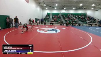 120 lbs Quarterfinal - Levi Byrd, Wyoming Underground Wrestling vs Landon Rhyne, WR Wildcats Wrestling