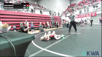 55 lbs Quarterfinal - Kash Redditt, Team Nomad vs Krue Goodin, Cowboy Wrestling Club