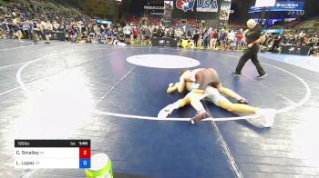 195 lbs Rnd Of 64 - Connor Smalley, Pennsylvania vs Lusiano Lopez, Oregon