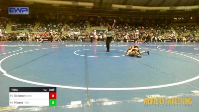 70 lbs Consi Of 16 #2 - Hayden Soloman, WTC vs Haiden Moore, Tonganoxie