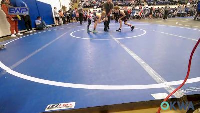 83-90 lbs Quarterfinal - Carter Caughman, Coweta Tiger Wrestling vs Bo Ely, Warner Eagles Youth Wrestling