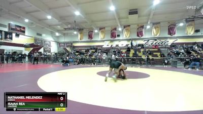 175 lbs Quarterfinal - Isaiah Rea, Lakeside vs Nathaniel Melendez, Norco