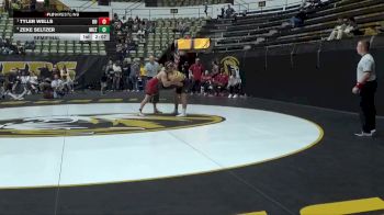 141 lbs Semifinal - Tyler Wells, Oklahoma vs Zeke Seltzer, Missouri