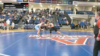 285 lbs Quarterfinal - Chris Powell, LIU vs Brady Colbert, Army West Point