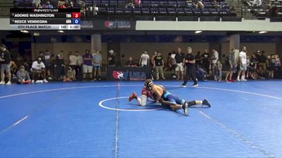 120 lbs 5th Place Match - Adonis Washington, The Wrestling Academy vs Reece Vendegna, Askren Wrestling Academy