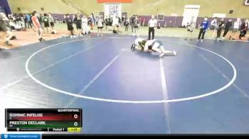 285 lbs Quarterfinal - Preston DeClark, MI vs Dominic Infelise, IL