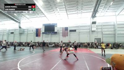 122 lbs Rr Rnd 2 - Jaxon Powell, Roughhouse vs Luis Ramos, Burton