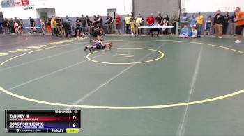 63 lbs 5th Place Match - Tab Key Iii, Rogue Wrestling Club vs Coast Schliesing, Mid Valley Wrestling Club