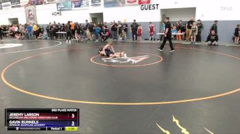 105 lbs 3rd Place Match - Gavin Runnels, Interior Grappling Academy vs Jeremy Larson, Dillingham Wolverine Wrestling Club