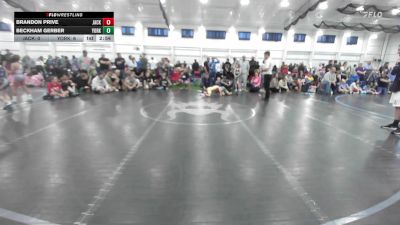 60 lbs Round Robin 2 - Brandon Prive, Jacket W.C.-EL vs Beckham Gerber, Yorktown Wrestling Club-EL