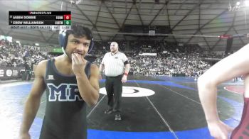 Boys 4A 113 lbs Champ. Round 1 - Jasen Dobbie, Eisenhower vs Crew Williamson, Curtis