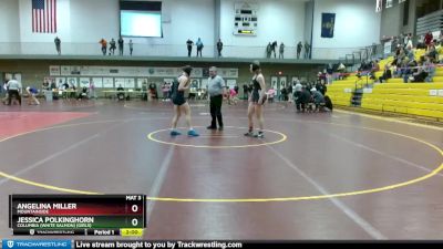 155 lbs Quarterfinal - Angelina Miller, Mountainside vs Jessica Polkinghorn, Columbia (White Salmon) (Girls)