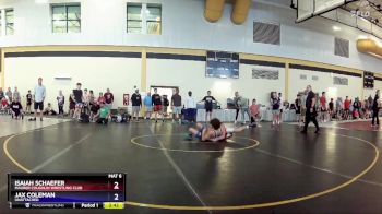 132 lbs Champ. Round 1 - Isaiah Schaefer, Maurer Coughlin Wrestling Club vs Jax Coleman, Unattached