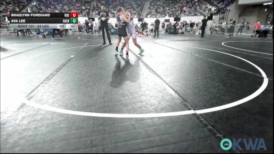 83 lbs Consolation - Braelynn Forehand, Viking Wrestling Club vs Ava Lee, CacheWrestlingClub