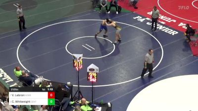 212 lbs Quarterfinal - Vicktor Lebron, Norristown vs Clayton Whitenight, Central Columbia