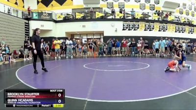 57 lbs Round 2 - Klover Henry, Highland Wrestling Club vs Harlanne Keffer, Daleville Broncos Wrestling Club