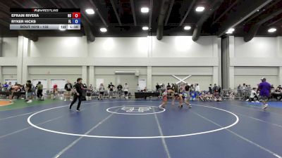 132 lbs Champ. Round 1 - Efrain Rivera, NC vs Ryker Hicks, FL