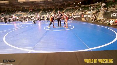 130 lbs Consi Of 8 #1 - Chance Dewey, Tulsa Blue T Panthers vs Jacob Sanchez-Vasquez, Steel City Reloaded