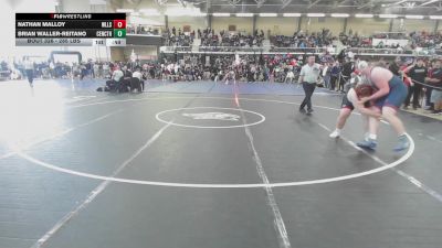 285 lbs Consi Of 16 #2 - Nathan Malloy, Wells vs Brian Waller-Reitano, Central Catholic