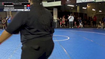 93 lbs Champ. Rd Of 16 - Ari McKenna, Team Nazar Training Center vs Mannix Davis, Wrestling With Character