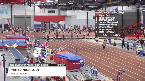 Men's 60m, Prelims 6