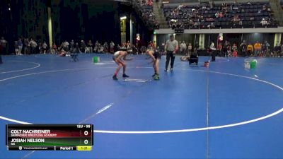 95 lbs Round 3 - Colt Nachreiner, Sarbacker Wrestling Academy vs Josiah Nelson, N8