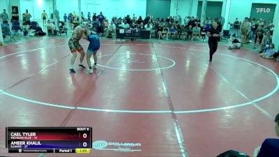 165 lbs Round 2 (8 Team) - Cael Tyler, Michigan Blue vs Ameer Khalil, Illinois