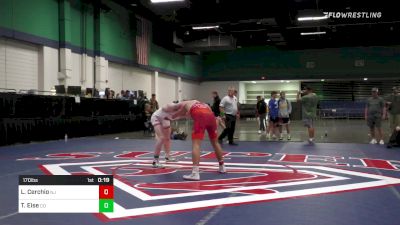 170 lbs 3rd Place - Louie Cerchio, NJ vs Tyler Eise, CO