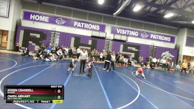 58 lbs Cons. Round 2 - Owen Airhart, Salt Lake City vs Ayden Crandell, Ravage