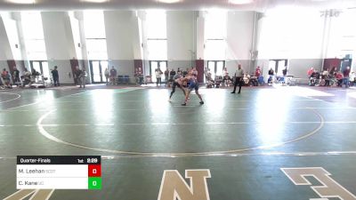 157 lbs Quarterfinal - Matthew Leehan, Scotsman WC - UNAFF vs Cullen Kane, North Carolina - UNATT