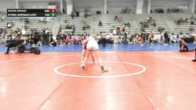 152 lbs Rr Rnd 1 - Olivia Shultz, Cowrock WC - HSG vs Kyrra Shipman-Lutz, Storm Wrestling Center - HSG