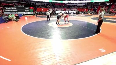 3A 285 lbs Semifinal - Tyler Fortis, Park Ridge (Maine South) vs Jonathan Rulo, Belleville (East)