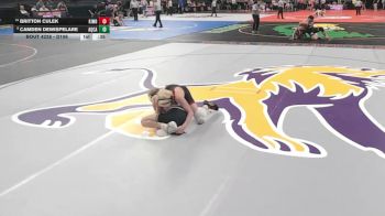 Cons. Round 2 - Britton Culek, Kimball vs Camden DeWispelare, Aquinas Catholic