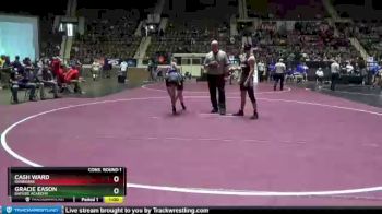 132 lbs Cons. Round 1 - Gracie Eason, Bayside Academy vs Cash Ward, Ranburne