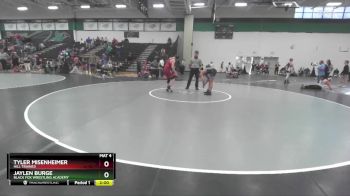 132 lbs Cons. Semi - Jaylen Burge, Black Fox Wrestling Academy vs Tyler Misenheimer, Hill Trained