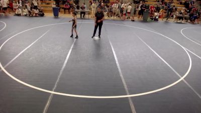 63 lbs Quarters - Jensen Kappes, ND vs John (JV) Reimer, WI