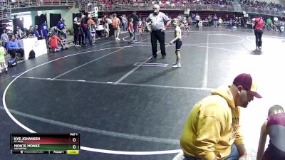 59 lbs Champ. Round 2 - Kye Johansen, St. Paul vs Monte Monke, Arlington