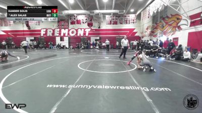 113 lbs Quarterfinal - Xander Solis, Los Banos vs Alex Salas, Matilda Torres High School