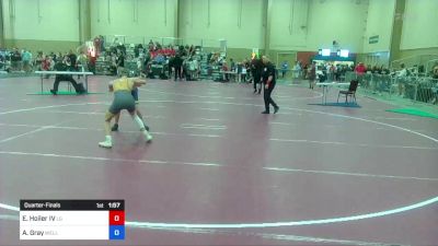 106 lbs Quarterfinal - Edward Hoiler IV, Lake Gibson vs Anthony Gray, Wellington Wrestling