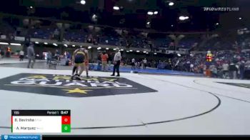 195 lbs Champ. Round 1 - Andrew Marquez, Rock Island vs Brandon Bavirsha, Lincolnway West