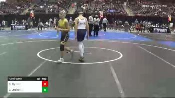 98 lbs Consolation - Damian Ely, Central Catholic vs Duane Leslie, Team Real Life