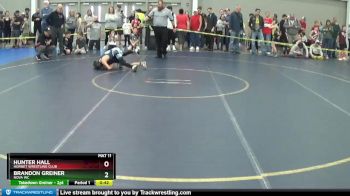 70 lbs Cons. Round 2 - Hunter Hall, Hornet Wrestling Club vs Brandon Greiner, Nova WC