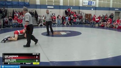 132 lbs Placement (16 Team) - Coy Hammack, Tell City vs Gavin Cook, Adams Central