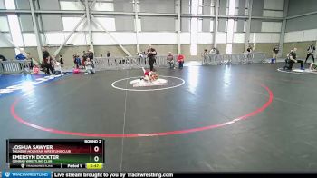 53-54 lbs Round 2 - Emersyn Dockter, Conrad Wrestling Club vs Joshua Sawyer, Thunder Mountain Wrestling Club