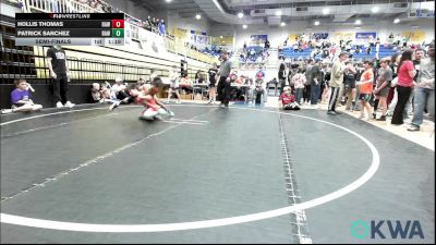 73 lbs Semifinal - Hollis Thomas, Raw Wrestling Club vs Patrick Sanchez, Raw Wrestling Club